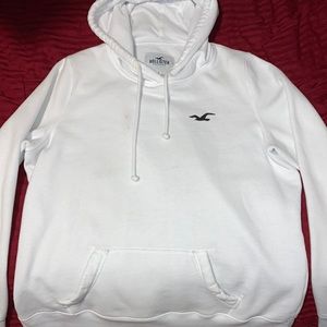 White Hollister hoodie